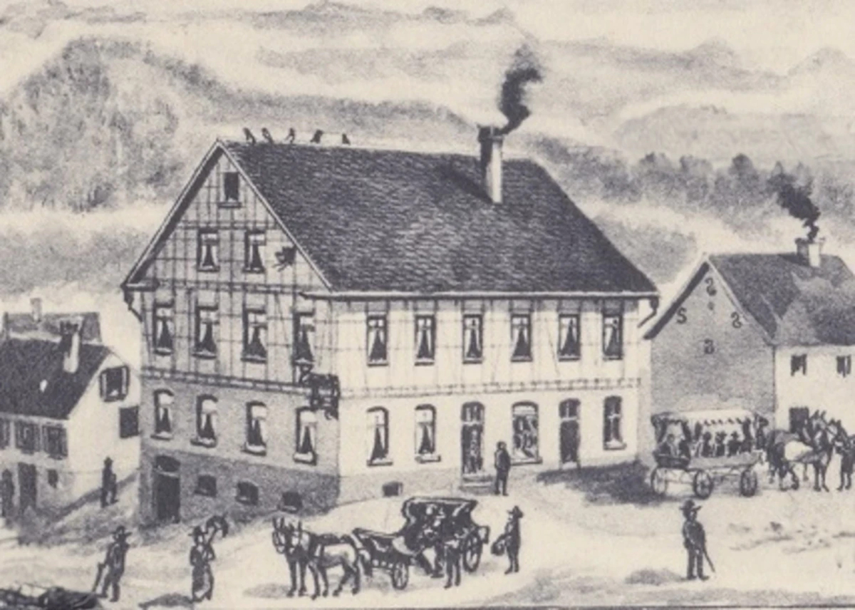 Ochsen vor 1890