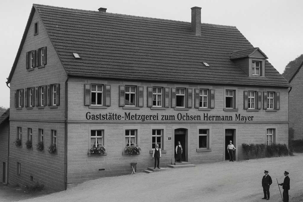 Ochsen um 1900