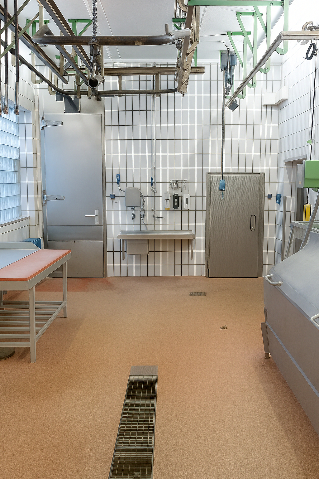 Blick in unser hauseigenes Schlachthaus