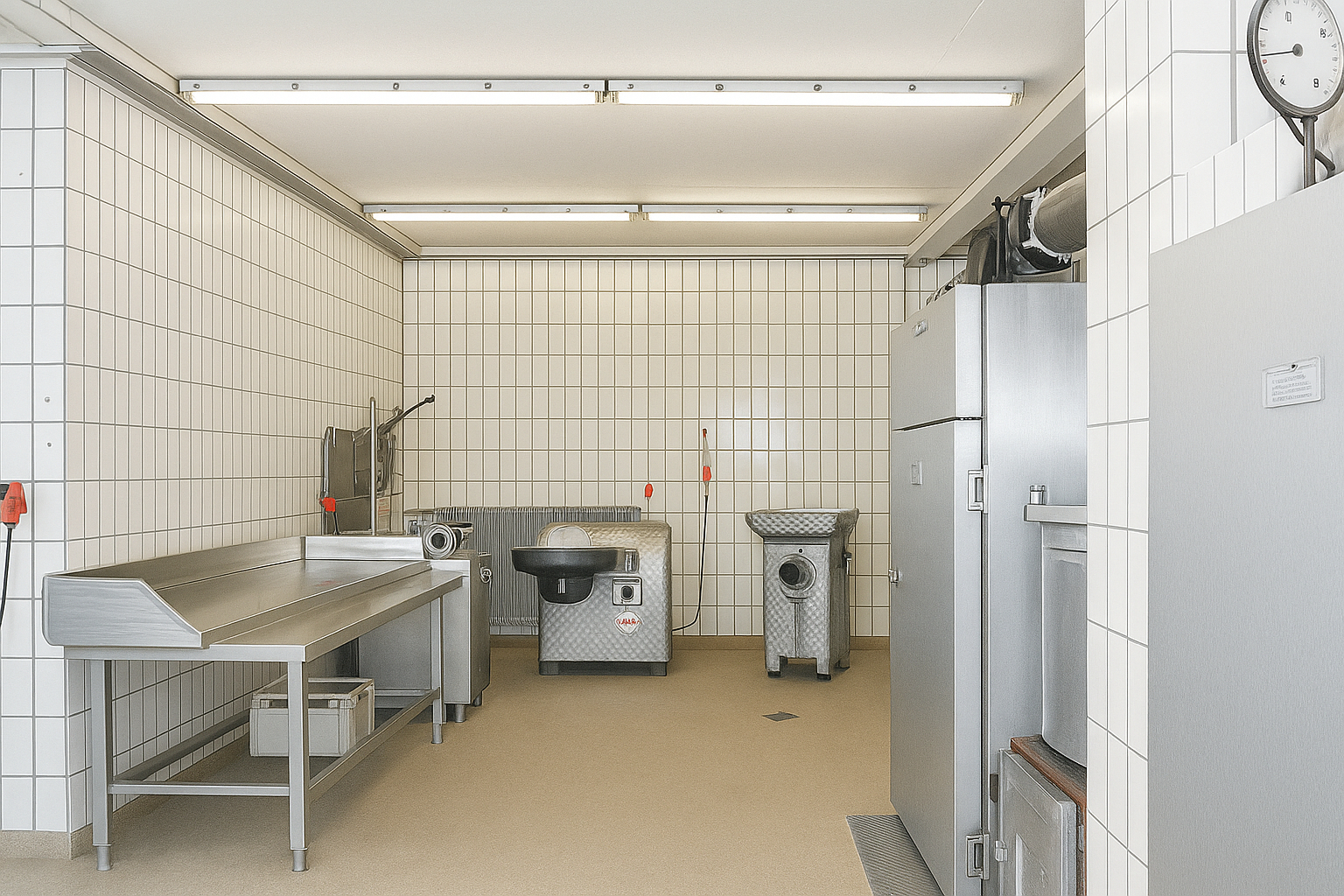 Traditionelle Wurstherstellung