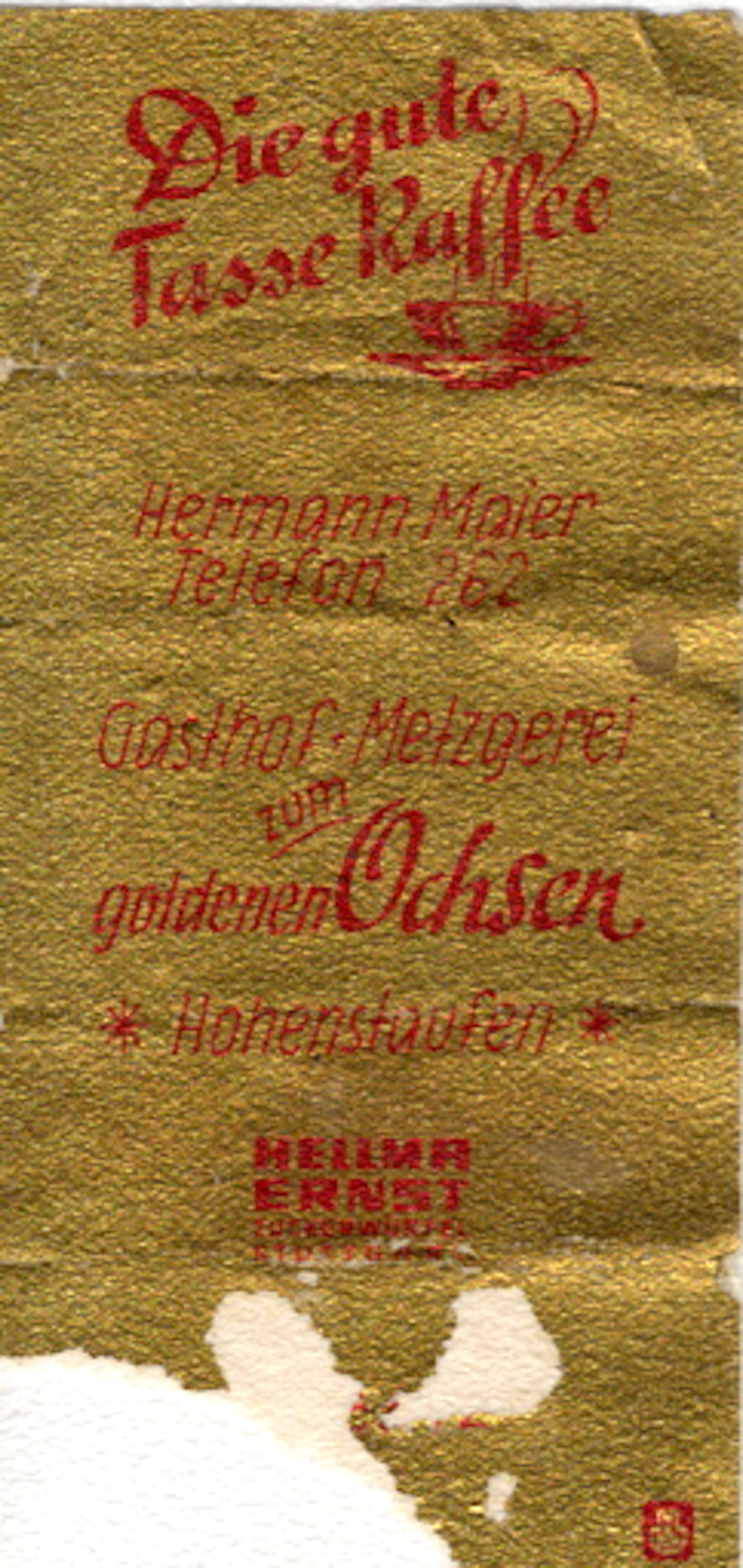 Zuckerwürfel Hermann Mayer Telefon Nummer 262 Zuckerwürfel Hermann Mayer Telefon Nummer 262